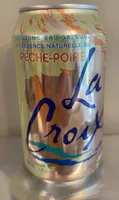 Boisson d’eau gazeuse à l’essence naturelle de pêche-poire