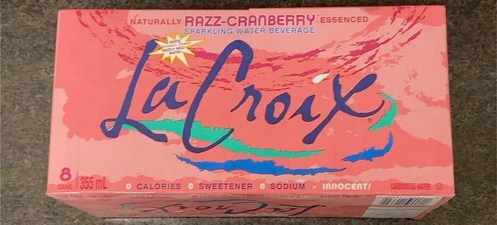 Razz-Cranberry Sparkling Water