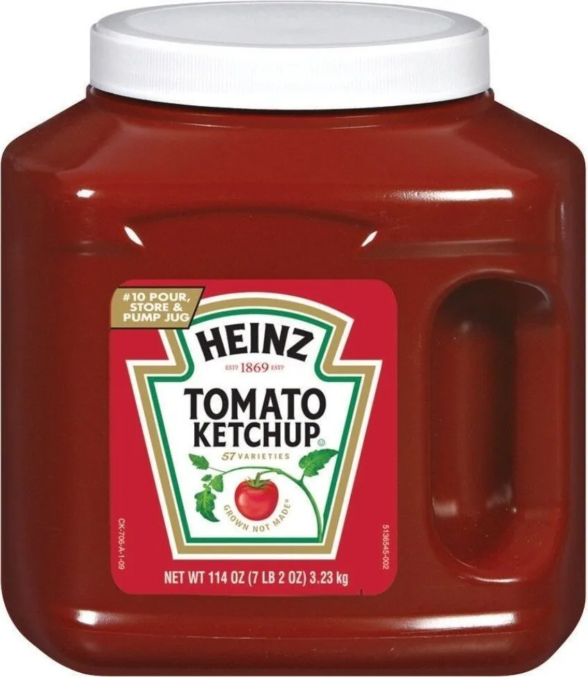 Tomato ketchup jug