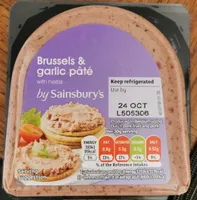 Brussels & garlic pâté