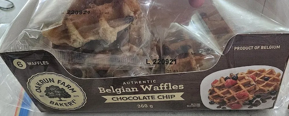 Belgian Waffles Chocolate Chip