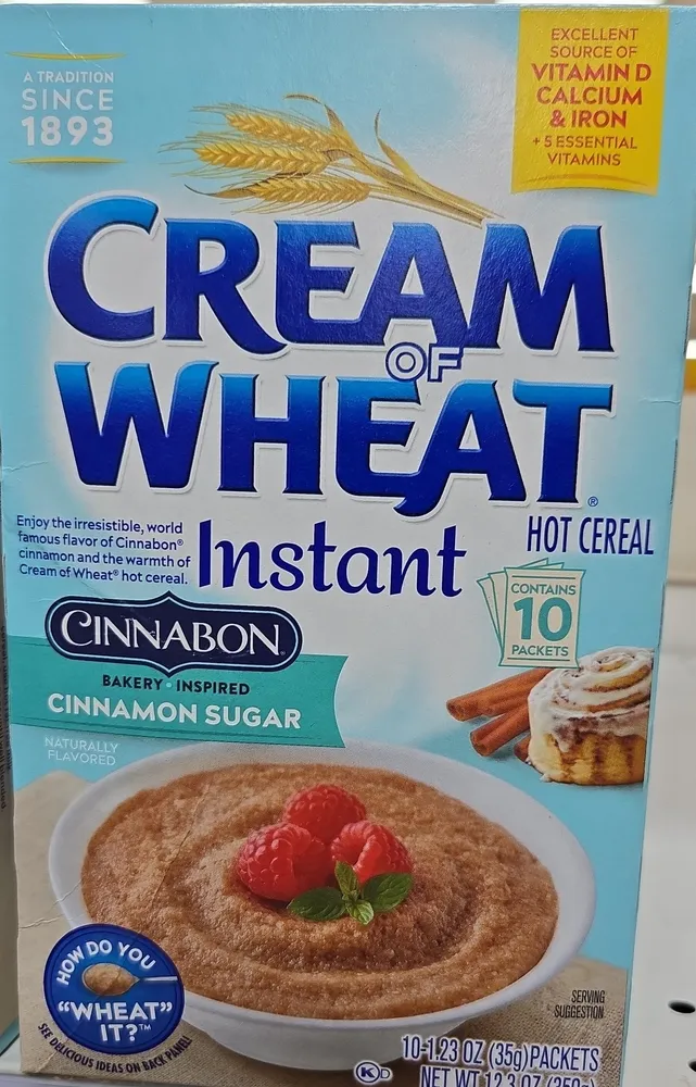 Cream of wheat cinnamon