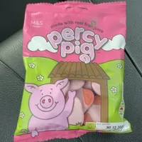 Percy Pig soft fruit flavour gums made with fruit juice