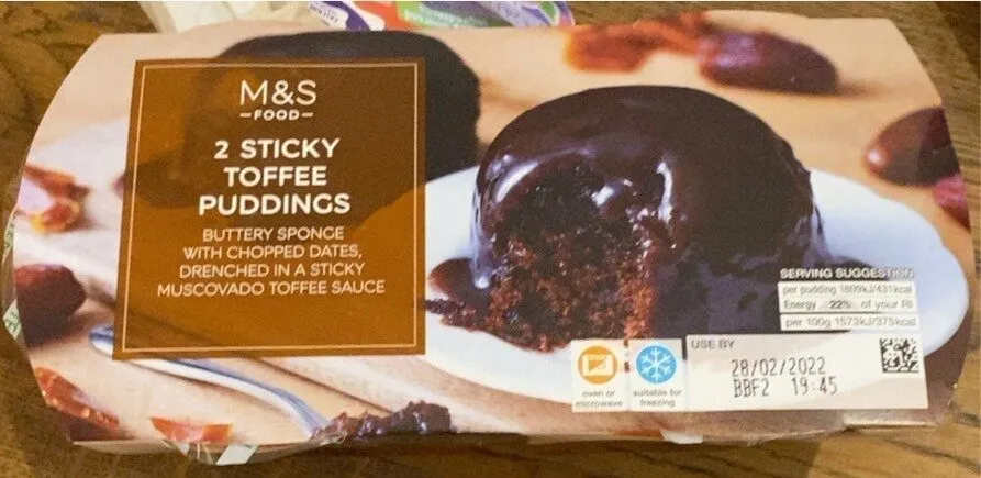 Sticky toffee pudding