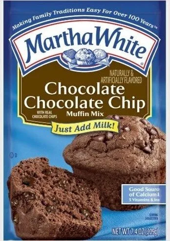 Chocolate chocolate chip muffin mix