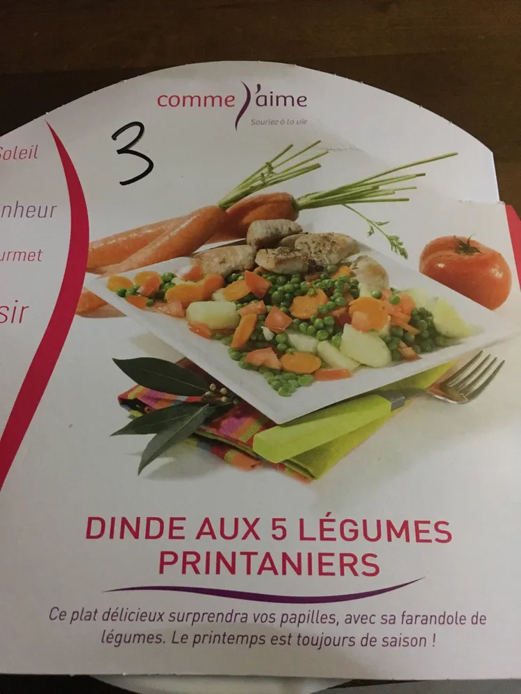 Dinde aux 5 légumes printaniers