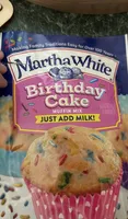 Birthday cake muffin mix