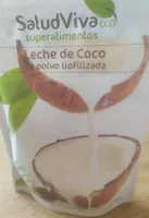 Leche de coco en polvo liofilizada