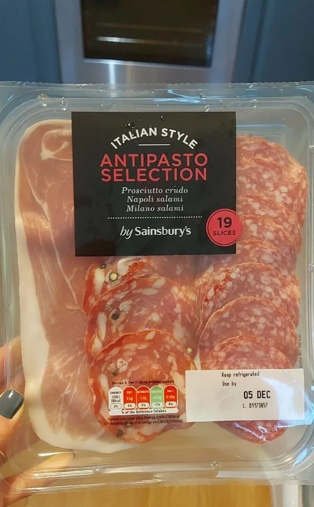 Antipasto selection