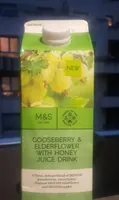 Gooseberry & Elderflower With Honey Juice Drink
