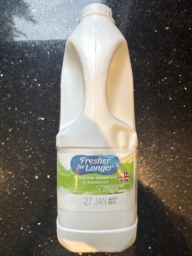 Fresher for longer filtered semi skimmed milk