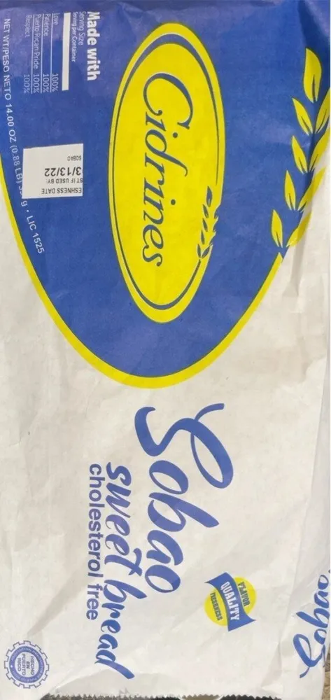 Sweet bread (pan sobao)