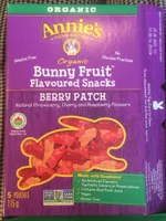 Bunny fruit flavoured snacks