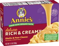 Deluxe rich & creamy shells & four cheese macaroni