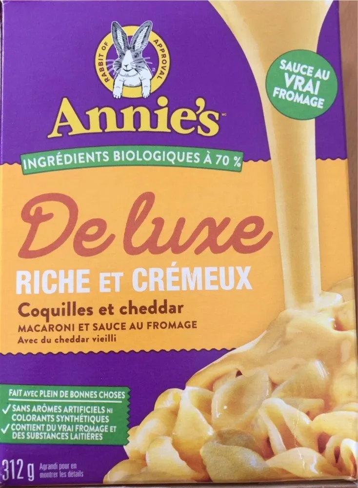 Macaroni fromage de luxe biologique