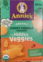 Hidden Veggies Cheesy Cheddar Baked Crackers