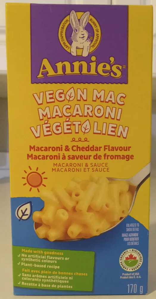 Macaroni & Cheddar Flavour Vegan Mac