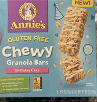 Chewy Granola Bars Birthday Cake