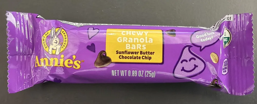 Chewy Granola Bar Sunflower Butter Chocolate Chip