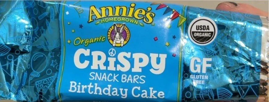 Chrispy snack bars bday cake