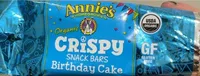 Chrispy snack bars bday cake
