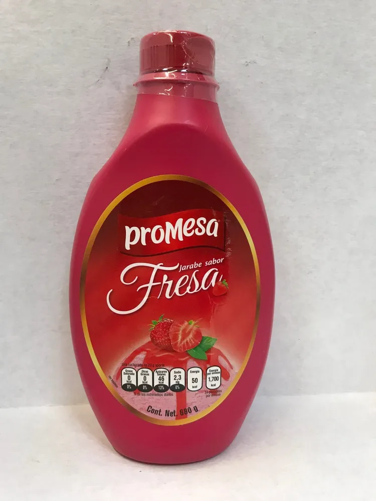 Jarabe sabor fresa