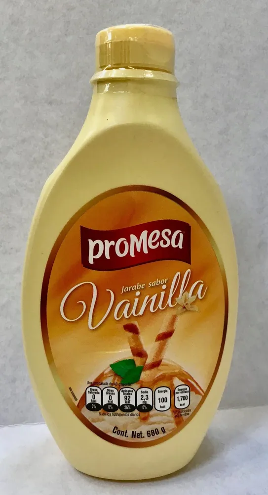 Jarabe sabor vainilla