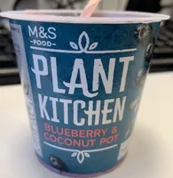 Plant kitchen blueberry and coconut pot