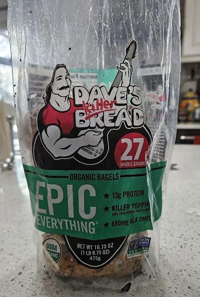 Organic Bagels Epic Everything