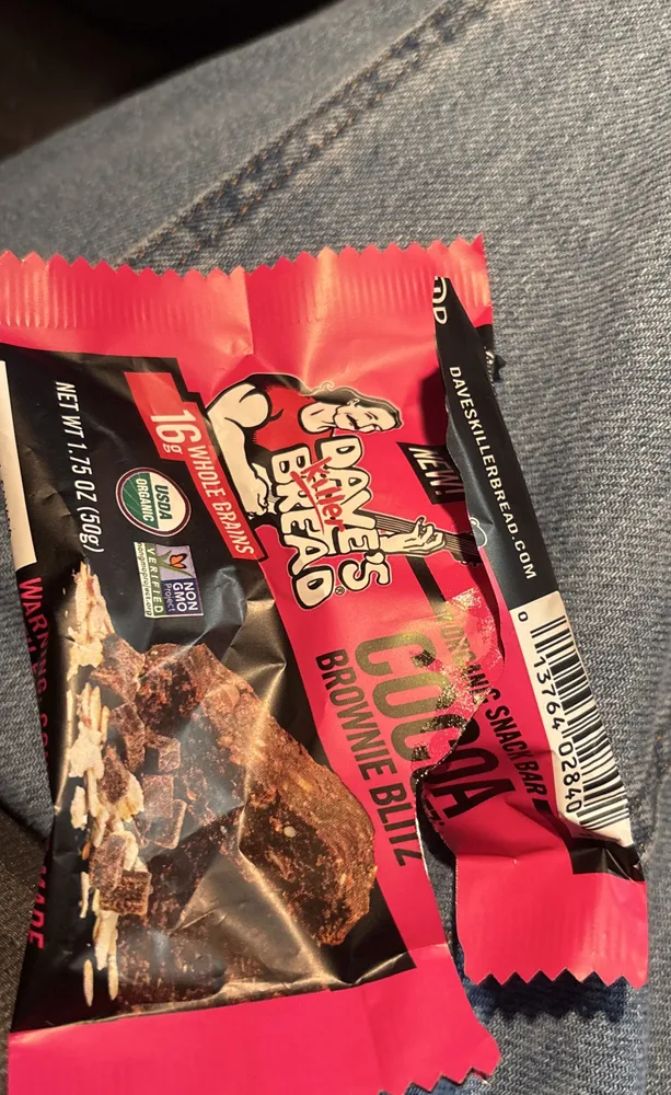 ORGANIC SNACK BAR COCOA BROWNIE BLITZ