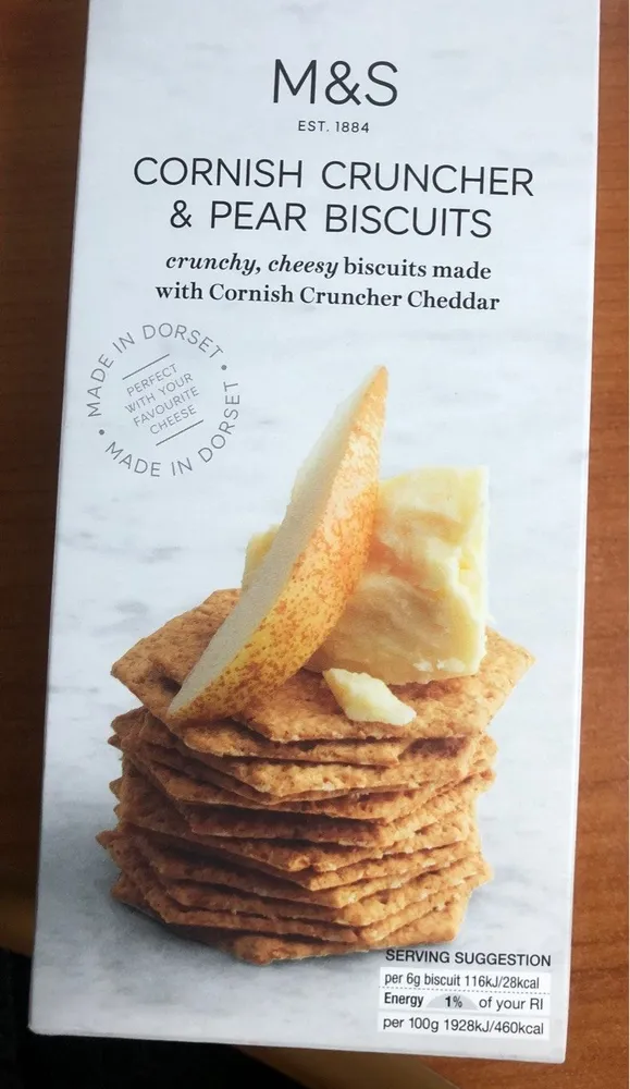 Cornish cruncher and pear biscuits