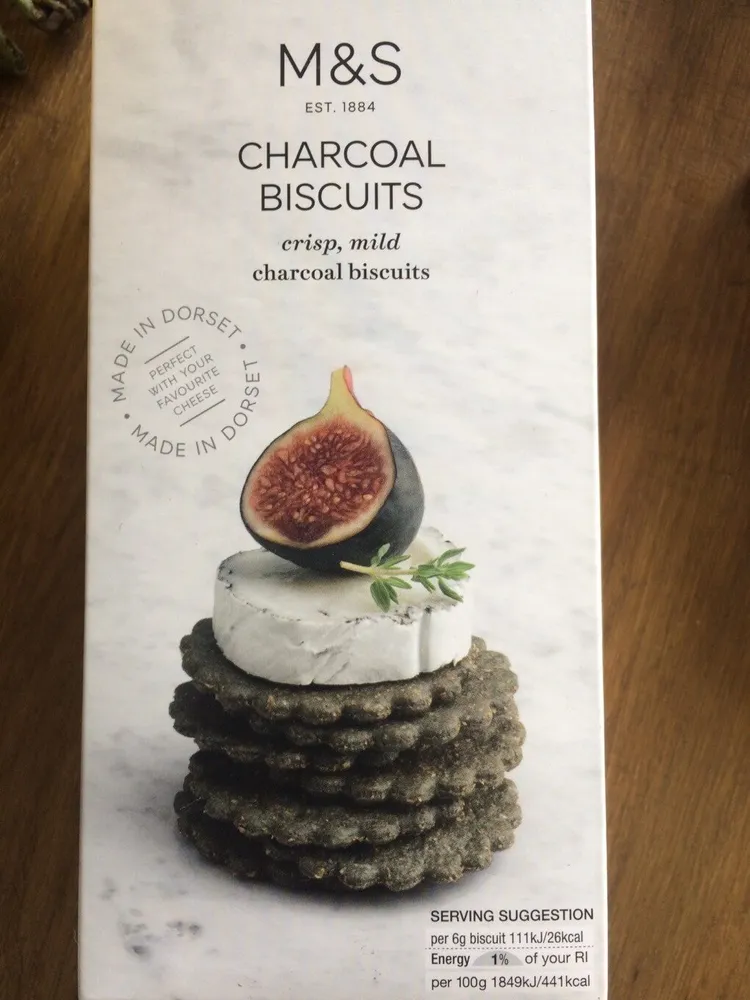 Charcoal biscuits