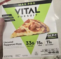 Uncuredd pepperoni pizza