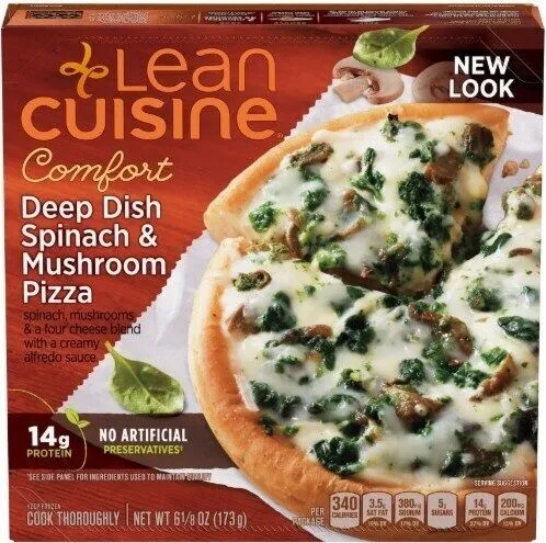 Spinach & Mushroom Pizza