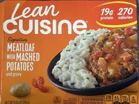 MEATLOAF WITH MASHED POTATOES and gravy