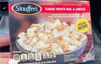 Baked white mac & cheese