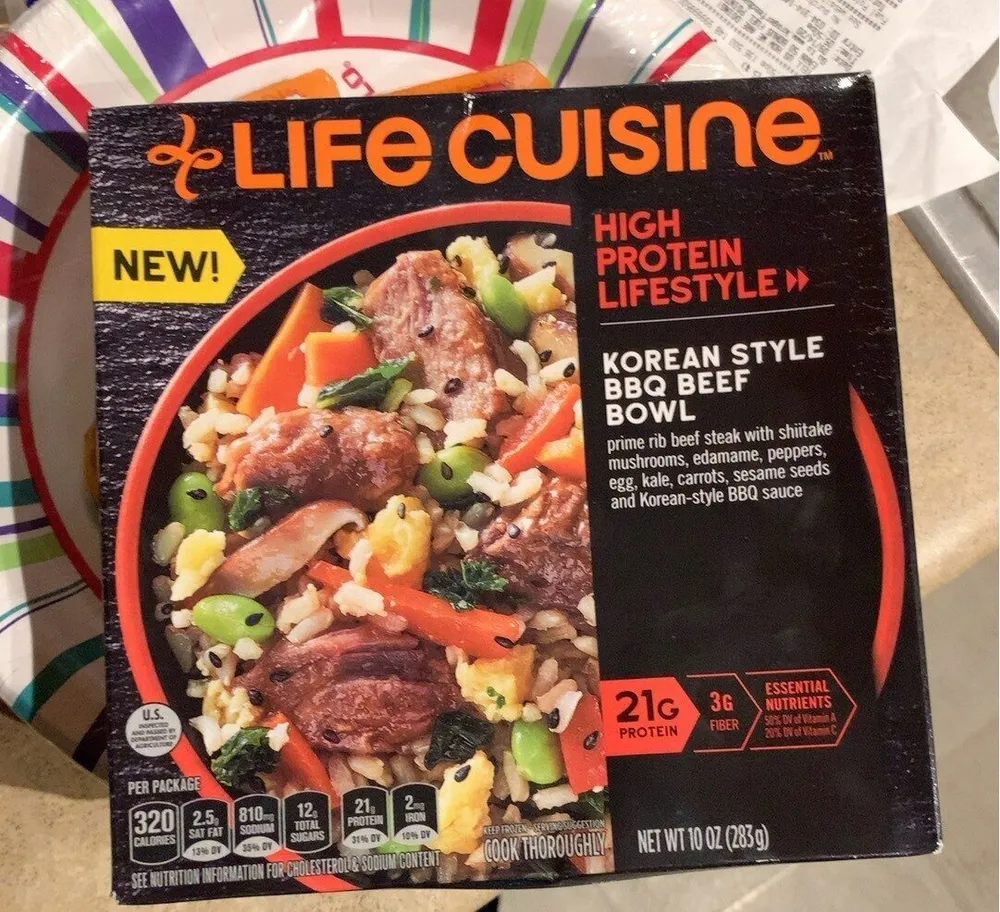 Korean style bbq beef bowl