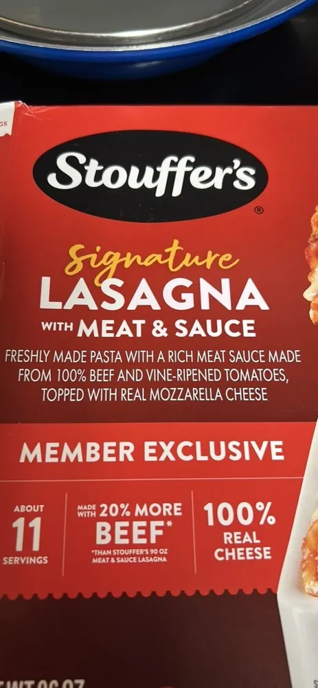 Lasagna with Meat & Sauce