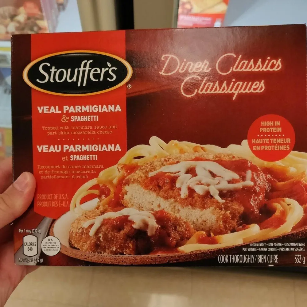 Veau parmigiana et spaghetti