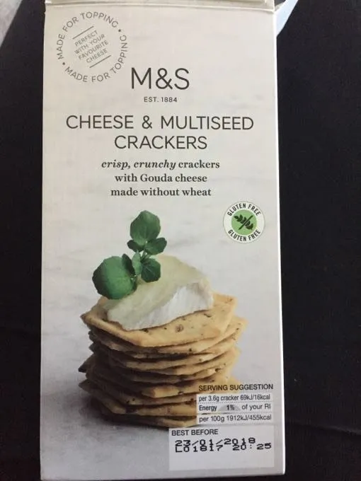 Cheese & Multiseed Crackers