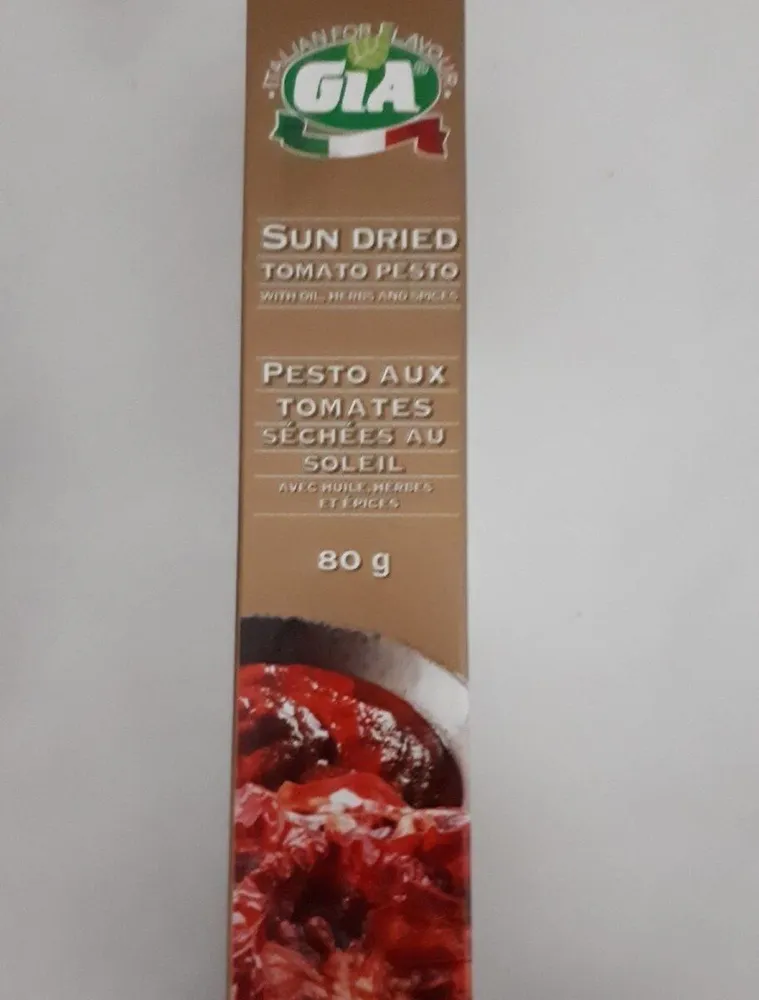 Presto aux tomates séchées au soleil