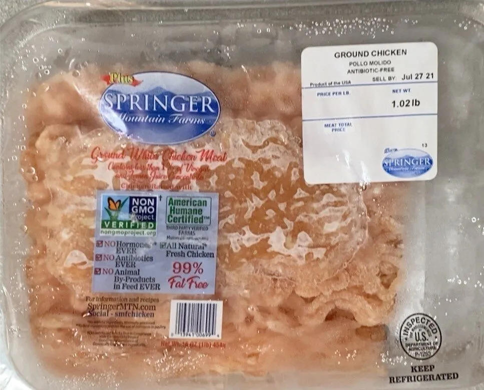 Ground White Chicken Meat