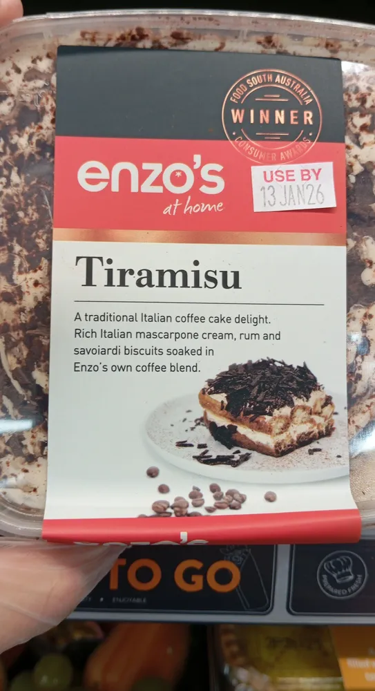 ENZOS TIRAMISU 250G
