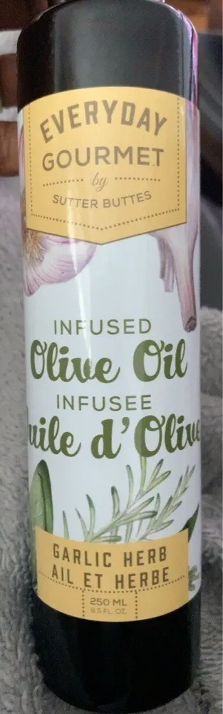 Infused olive oil