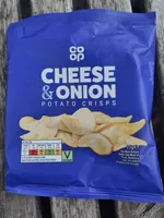 Cheese and onion crisps