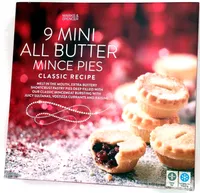 9 Mini All Butter Mince Pies