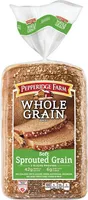 Soft sprouted grain whole grain bread