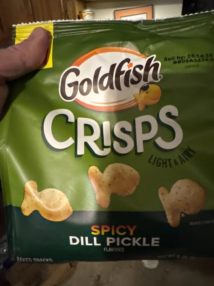 Goldfish Crisps Spicy Dill