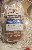 Whole Grain Thin-Sliced 100% Whole Wheat Bread