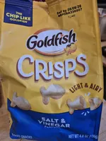 Goldfish Crisps Salt & Vinegar Flavored Baked Snacks